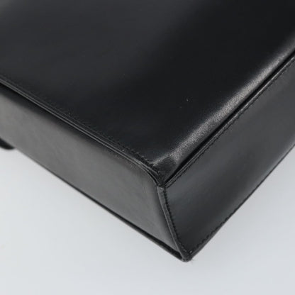 Prada Vintage Flap Shoulder Bag Leather, Black, Leather, Shoulder Bag