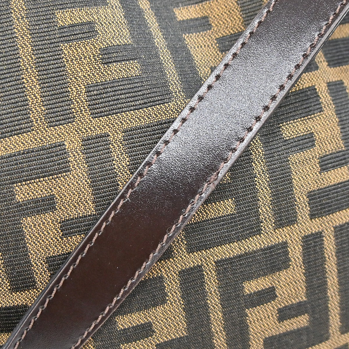 Fendi Mama Forever Bag Zucca Canvas, BROWN, CANVAS, Handbag