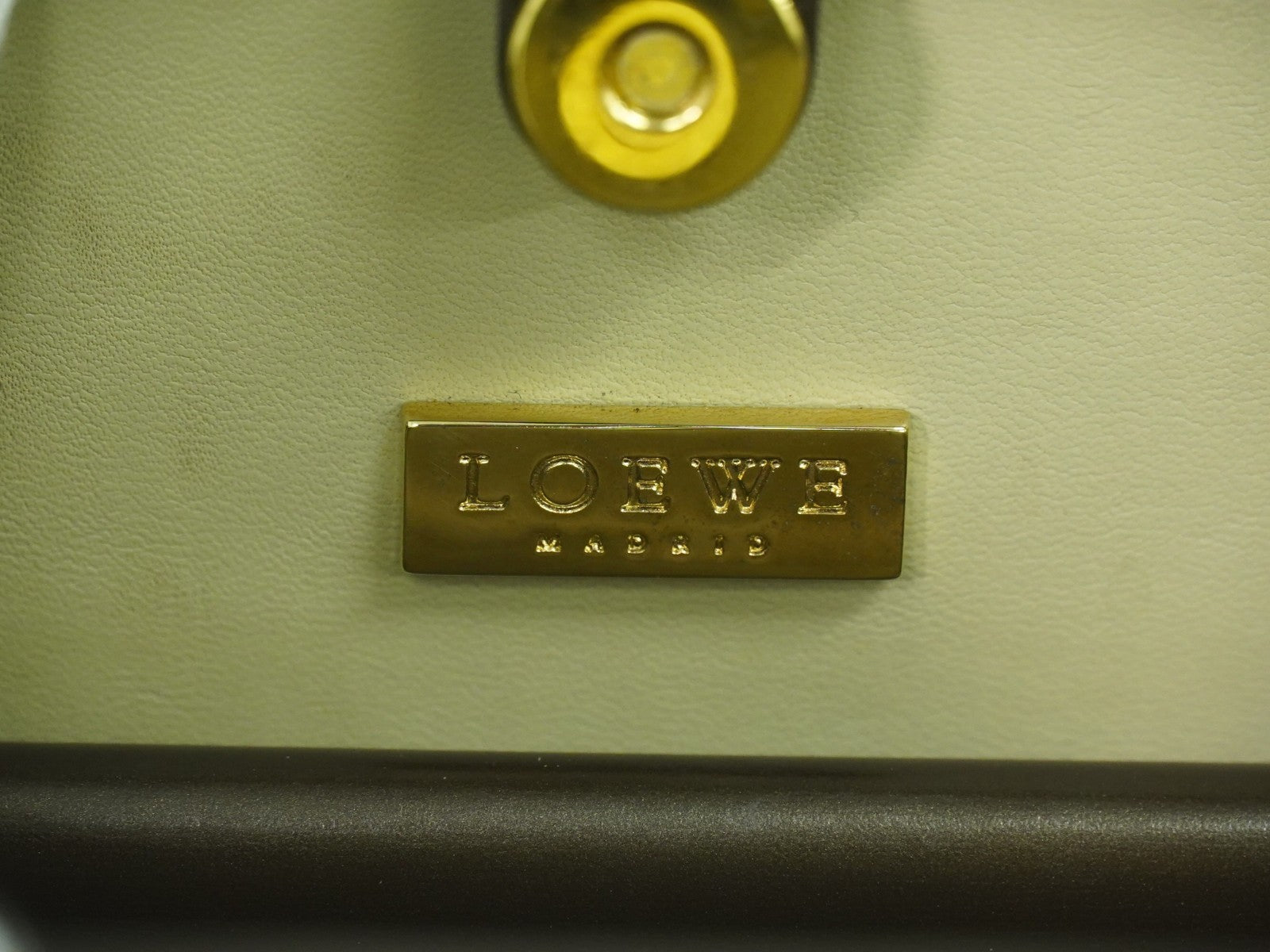 Loewe Postal Bag Leather, BROWN, LEATHER, Crossbody bag