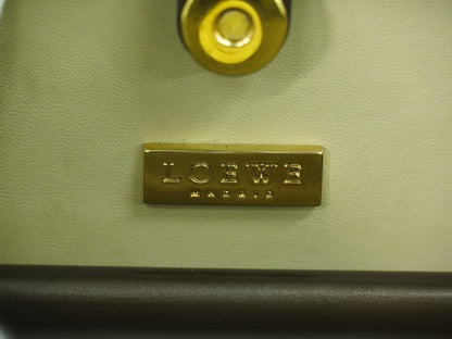 Loewe Postal Bag Leather, BROWN, LEATHER, Crossbody bag