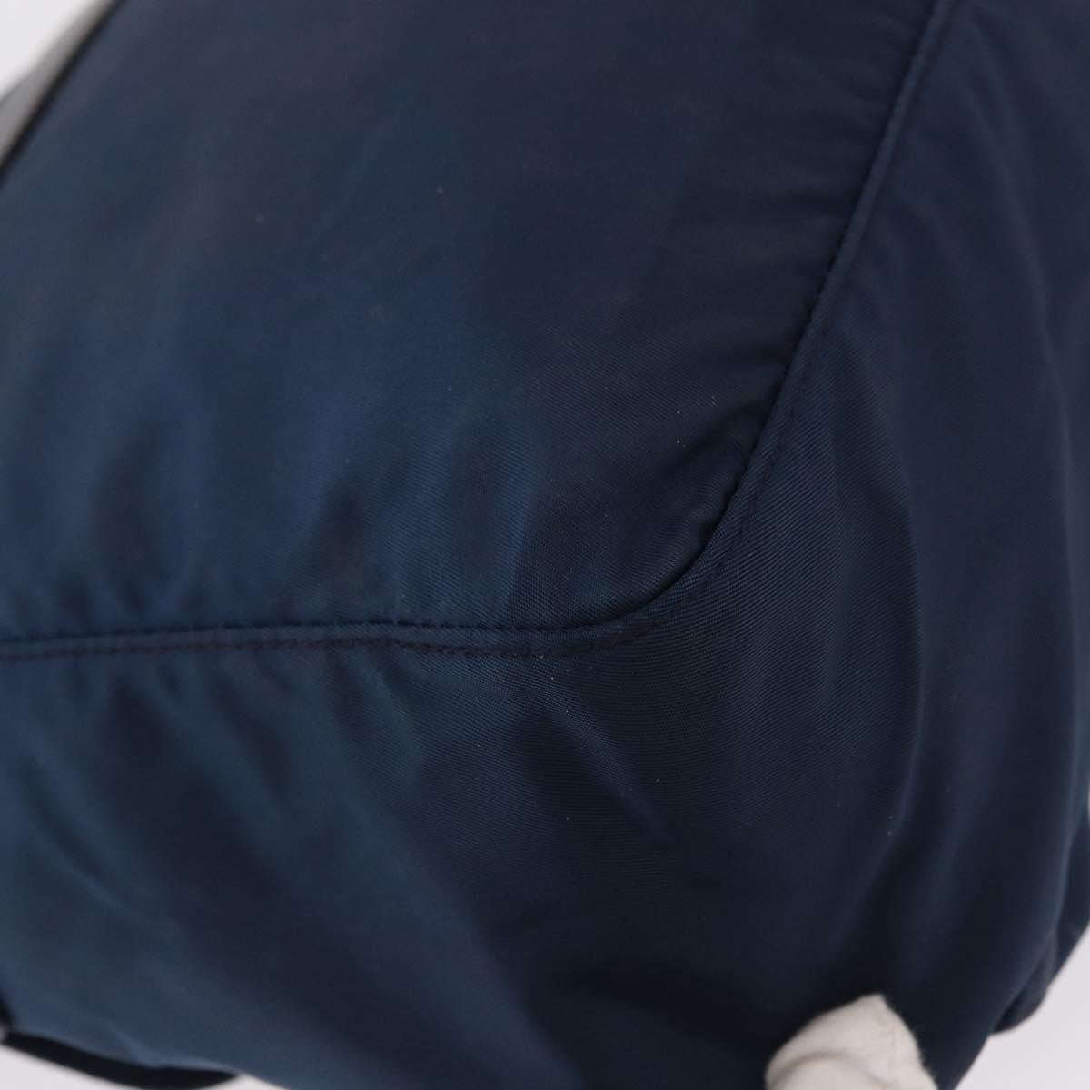 Prada Buckle Messenger Bag Tessuto, NAVY, NYLON, Shoulder bag