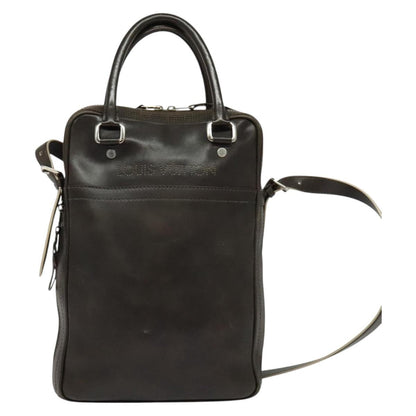 Louis Vuitton Bequia Porte-Documents Handbag Limited Edition Monogram Mirage, BROWN, LEATHER, Tote bag