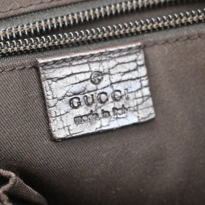Gucci Belted Tote GG Coated Canvas, BROWN, CANVAS, Tote bag