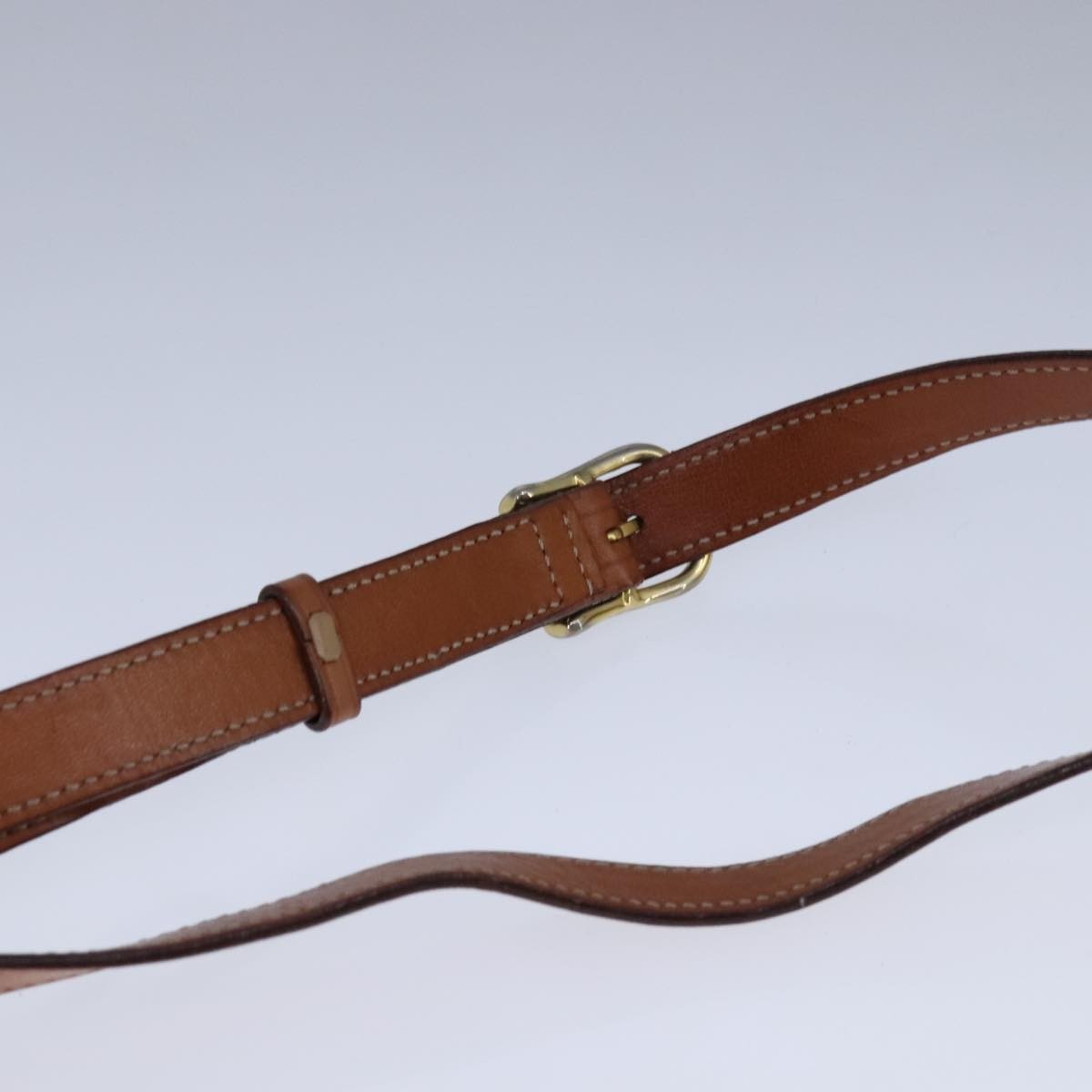 Celine Vintage Macadam Circle Logo Shoulder Bag Canvas and Leather, Beige, Canvas, Shoulder Bag