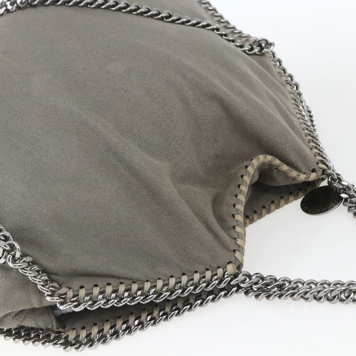 Stella McCartney Falabella Tote Shaggy Deer, GRAY, POLYESTER, Shoulder bag
