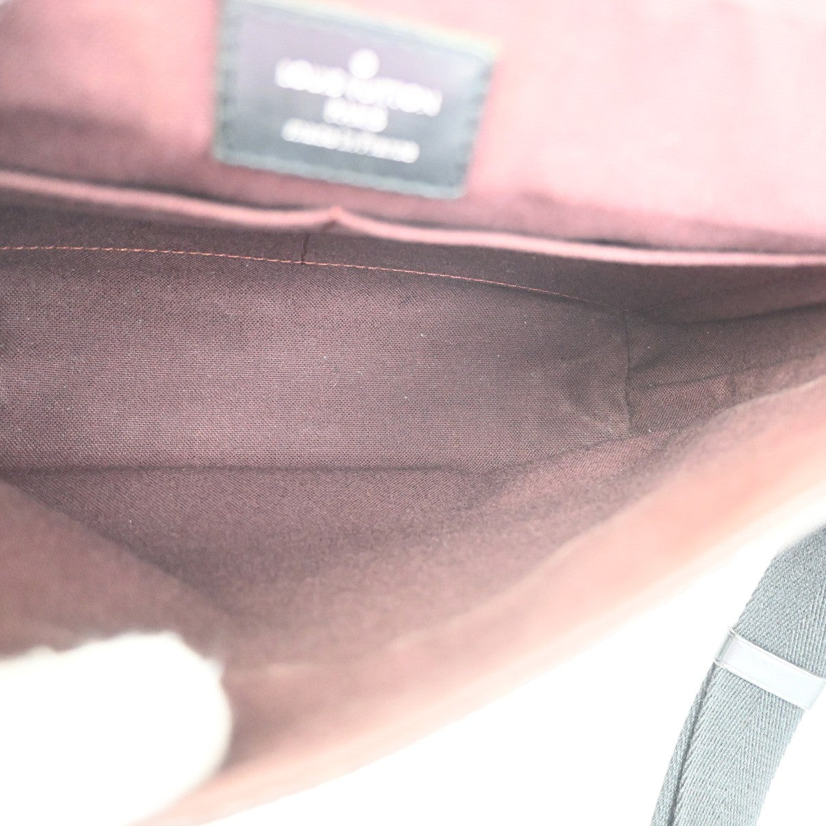 Louis Vuitton District Messenger Bag Macassar Monogram Canvas, BROWN, CANVAS, Shoulder bag