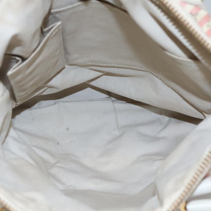 Louis Vuitton Marina Handbag Mini Lin Croisette, PINK, CANVAS, Handbag