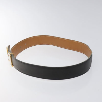 Hermes Constance Belt Leather, BLACK, LEATHER, Belts
