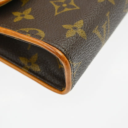 Louis Vuitton Florentine Waist Bag Monogram Canvas, Brown, Canvas, Clutch