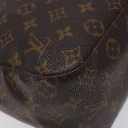 Louis Vuitton Looping Handbag Monogram Canvas, BROWN, CANVAS, Handbag