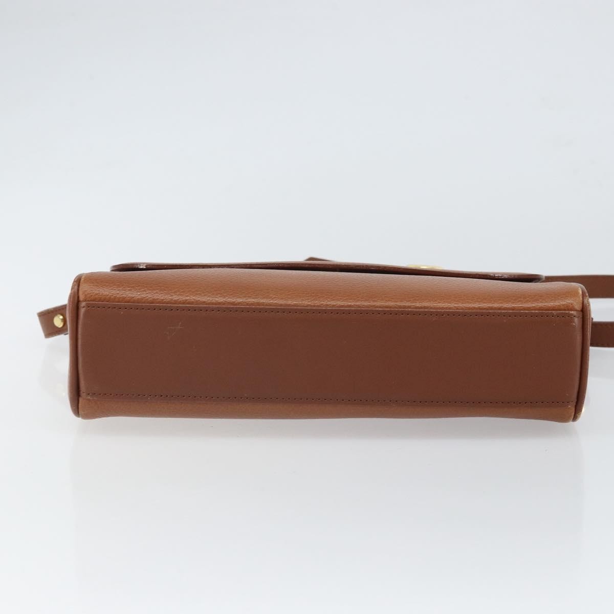 Burberry Vintage Shoulder Bag Leather, BROWN, LEATHER, Shoulder bag