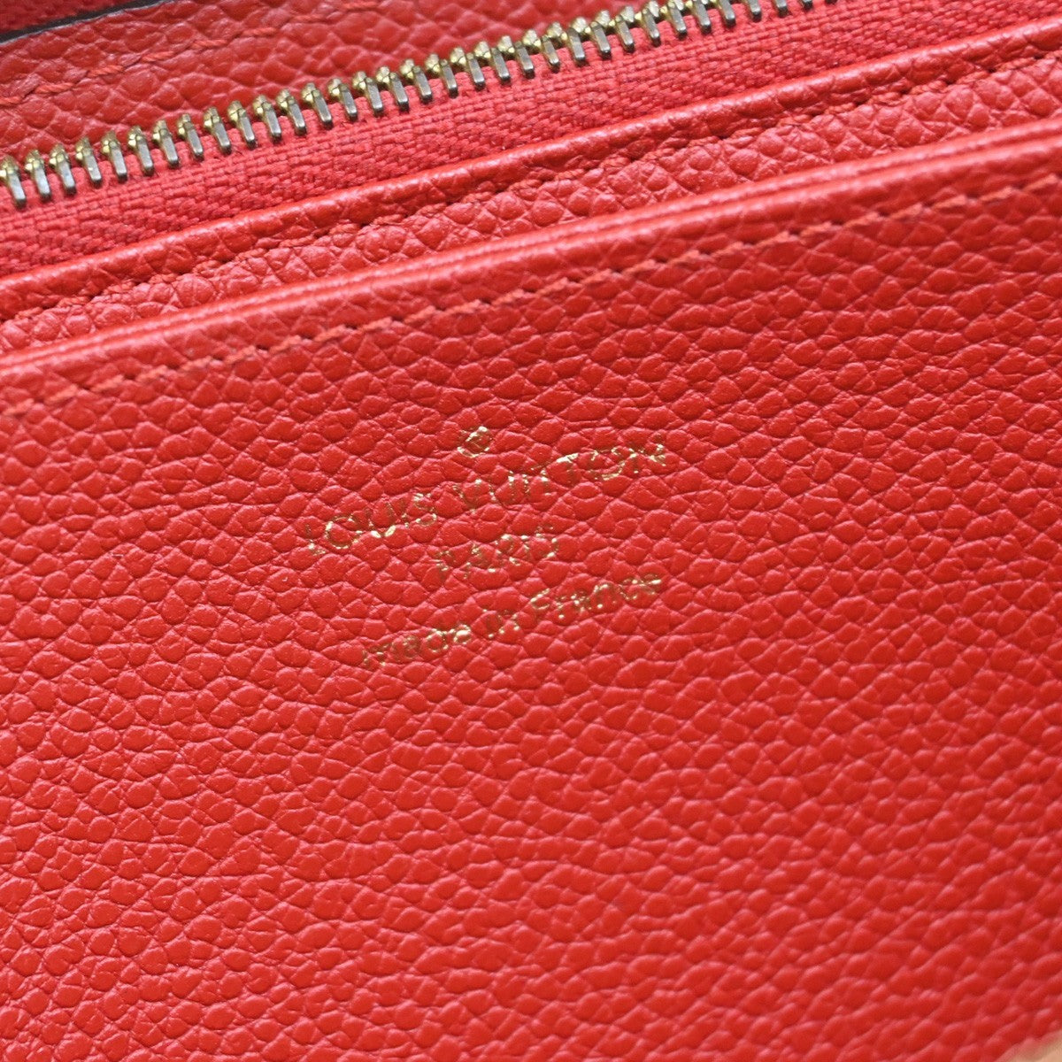 Louis Vuitton Portefeuille zippy Monogramme Empreinte Monogramme Empreinte, RED, LEATHER, Wallets