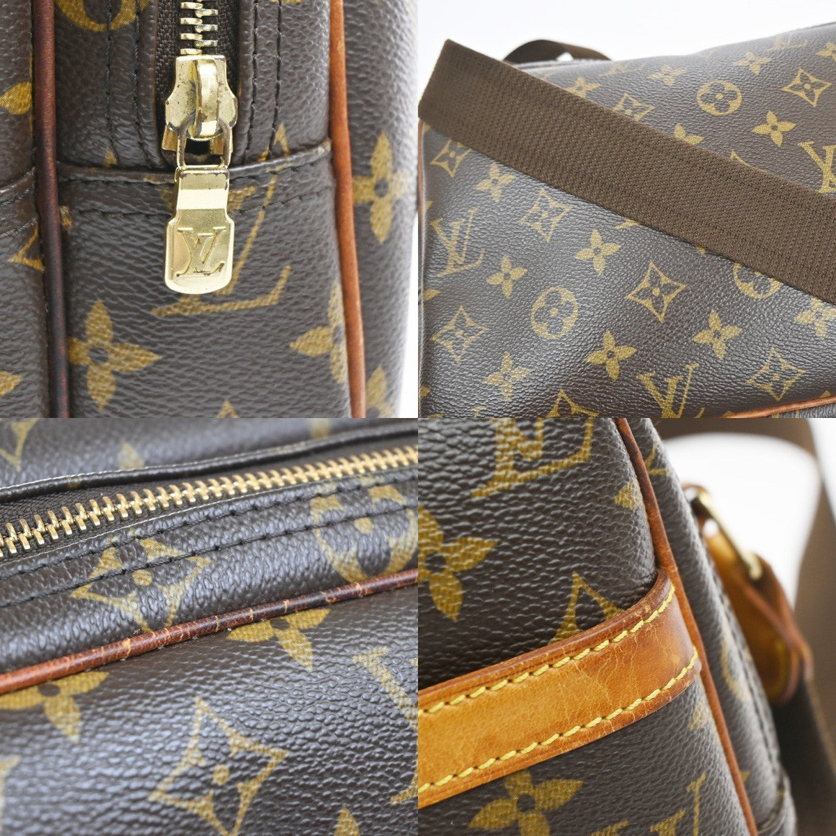 Louis Vuitton Reporter Bag Monogram Canvas, Brown, Canvas, Shoulder Bag