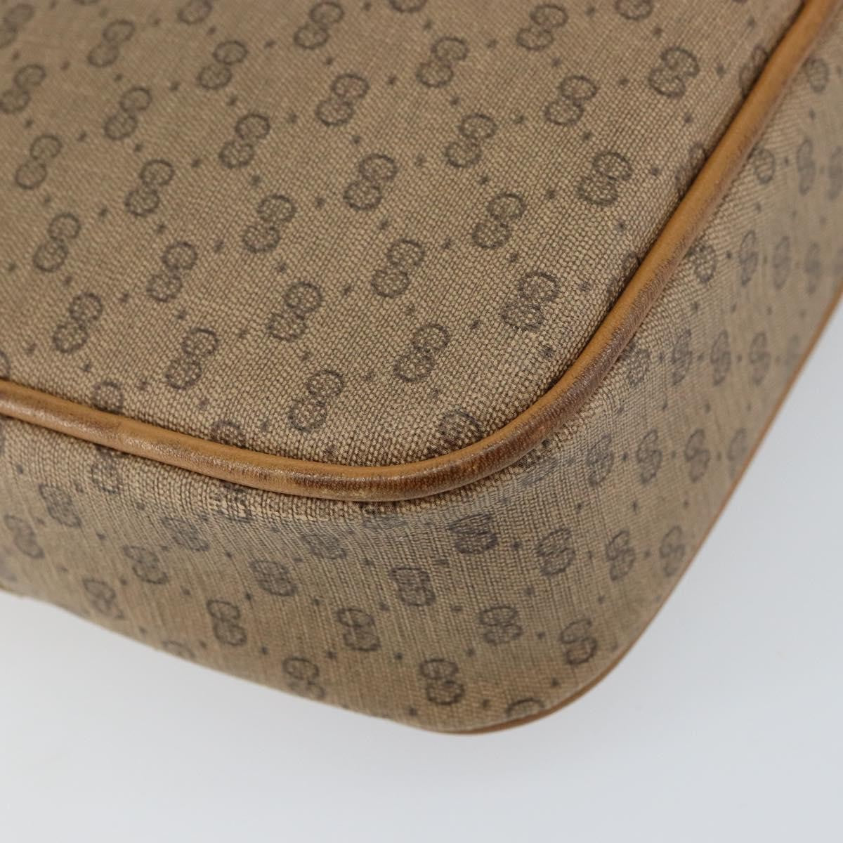 Gucci Micro GG supreme shoulder bag GG canvas, BEIGE, PVC, Shoulder bag