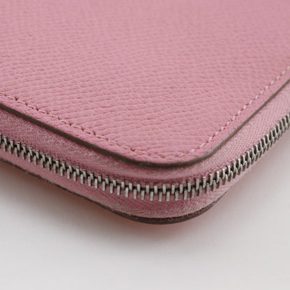 Hermes Azap Zip Around Wallet Epsom, PINK, LEATHER, Wallets