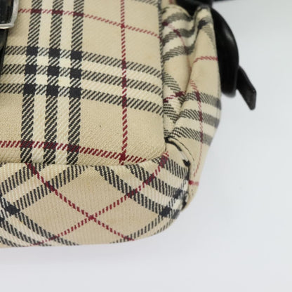 Burberry Nova Check Blue Label Canvas, BEIGE, CANVAS, Shoulder bag