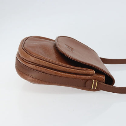 Burberry Vintage Shoulder Bag Leather, BROWN, LEATHER, Shoulder bag