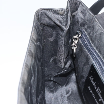 Salvatore Ferragamo Vala Shoulder Bag Patent Leather, BLACK, PATENT_LEATHER, Shoulder bag