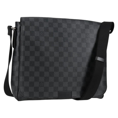 Louis Vuitton District Messenger Bag Damier Graphite, BLACK, CANVAS, Shoulder bag