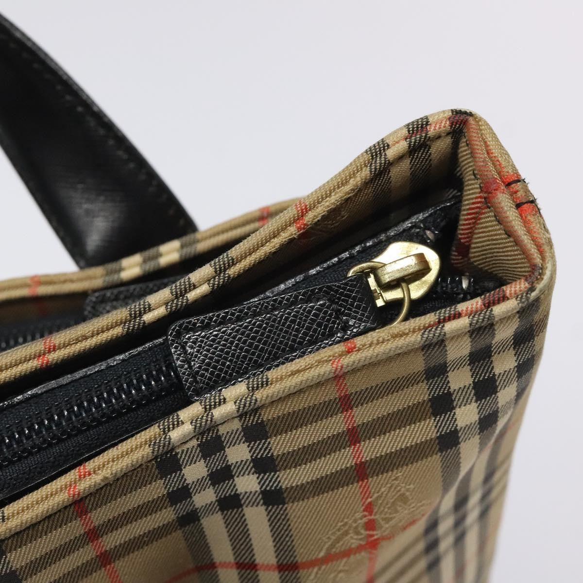 Burberry Shoulder Bag Nova Check Canvas, BEIGE, CANVAS, Shoulder bag