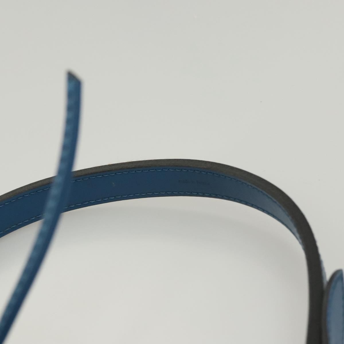 Louis Vuitton Petit Noe Handbag Epi Leather, BLUE, LEATHER, Shoulder bag