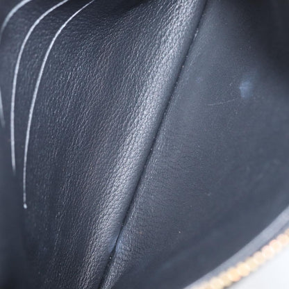 Louis Vuitton Selene Pochette Mahina Leather, Black, Leather, Clutch