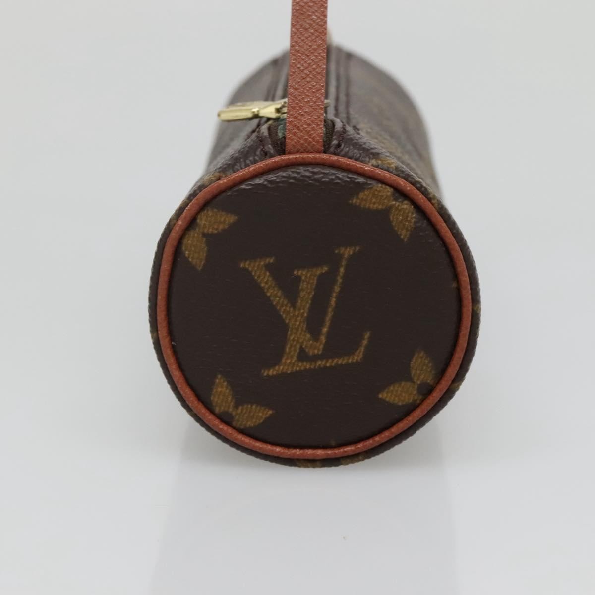 Louis Vuitton Papillon Pochette Monogram Canvas, BROWN, CANVAS, Clutche & pouche