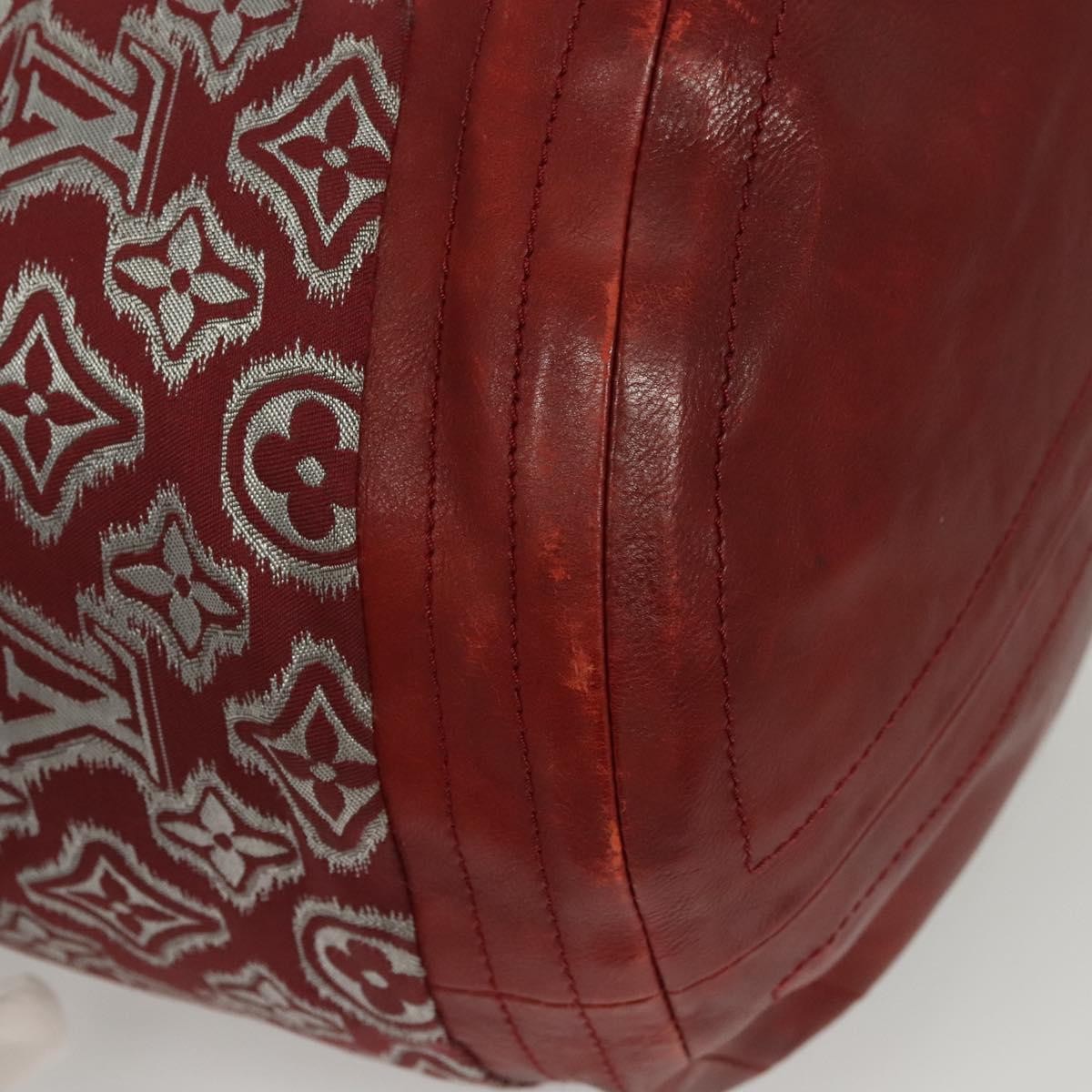 Louis Vuitton Aviator Handbag Limited Edition Monogram Jacquard, BURGUNDY, CANVAS, Handbag