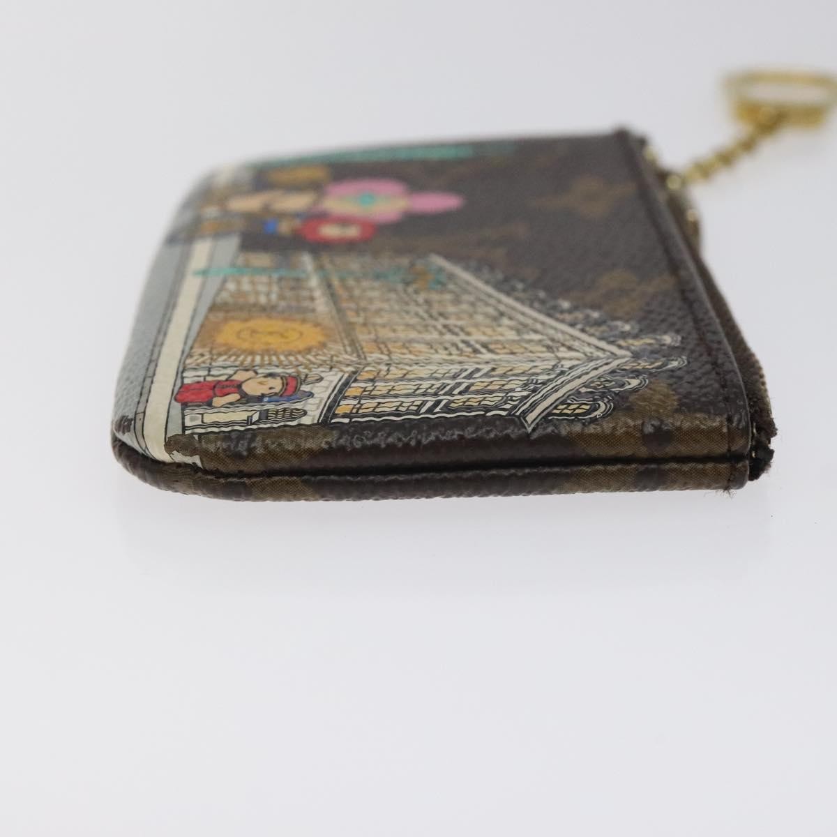 Louis Vuitton Pochette Clés Monogram Vivienne, BROWN, CANVAS, Wallets