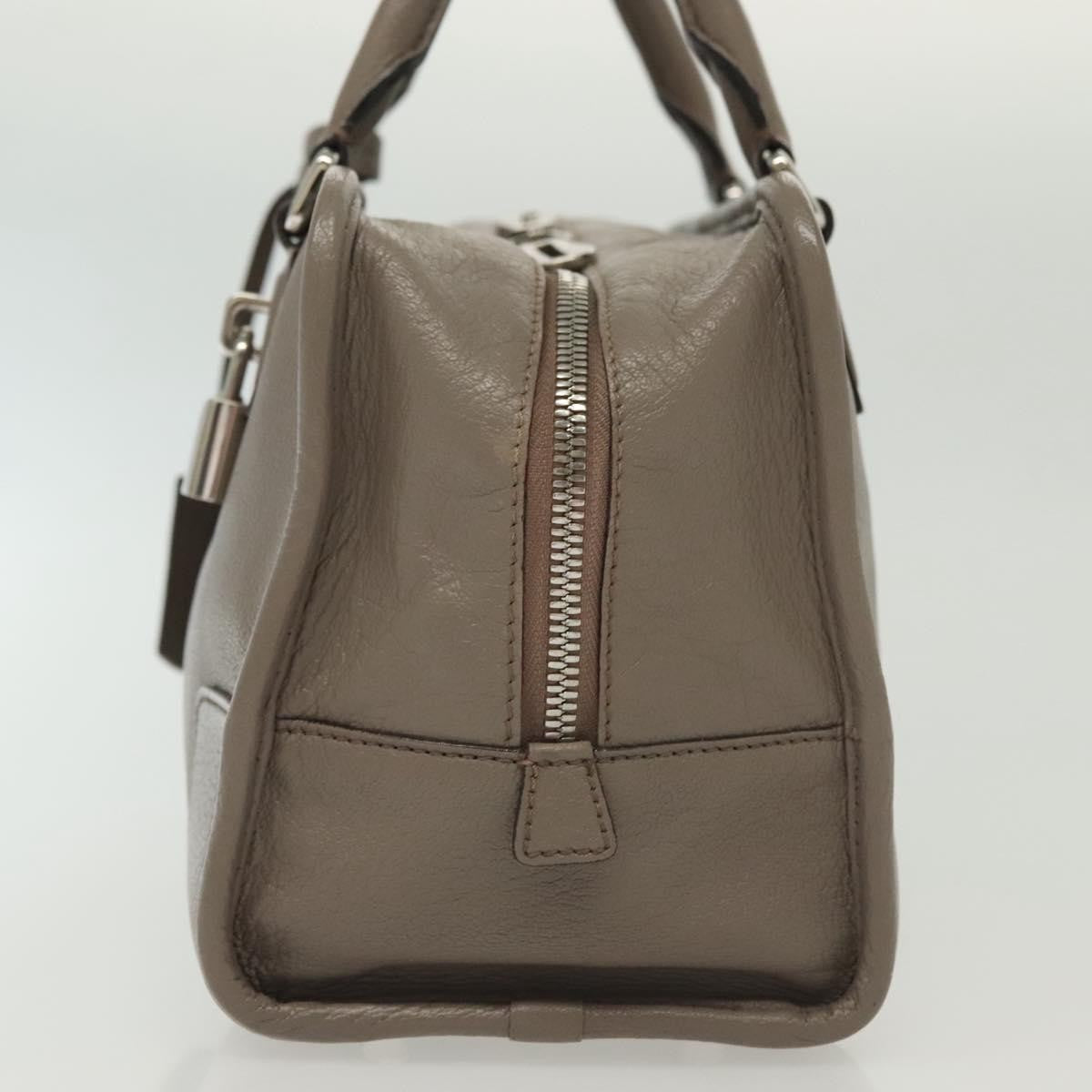 Loewe Amazona Bag Leather, GRAY, LEATHER, Handbag