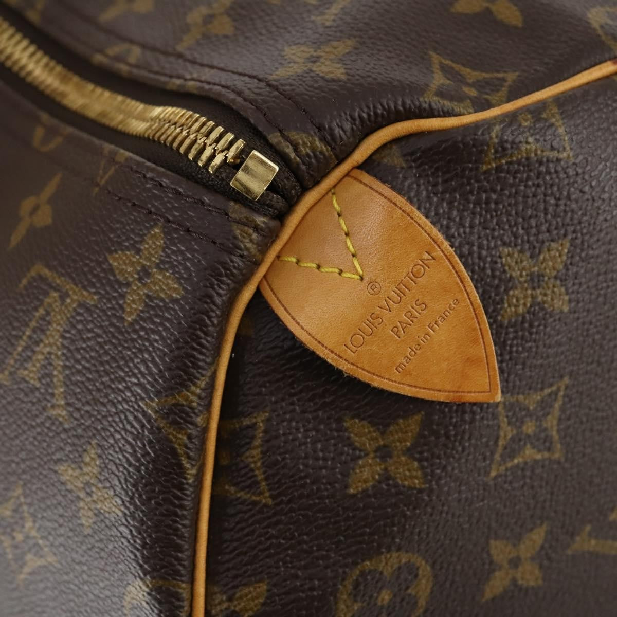 Louis Vuitton Keepall Bag Monogram Canvas, BROWN, CANVAS, Travel bag