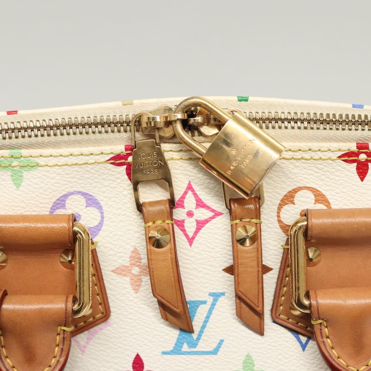 Louis Vuitton Alma Handbag Monogram Multicolor, MULTICOLOUR, CANVAS, Handbag
