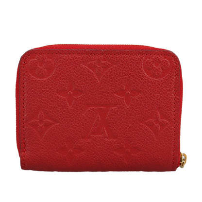 Louis Vuitton Porte-Monnaie Zippy Wallet monogramme empreinte, BROWN, LEATHER, Wallets