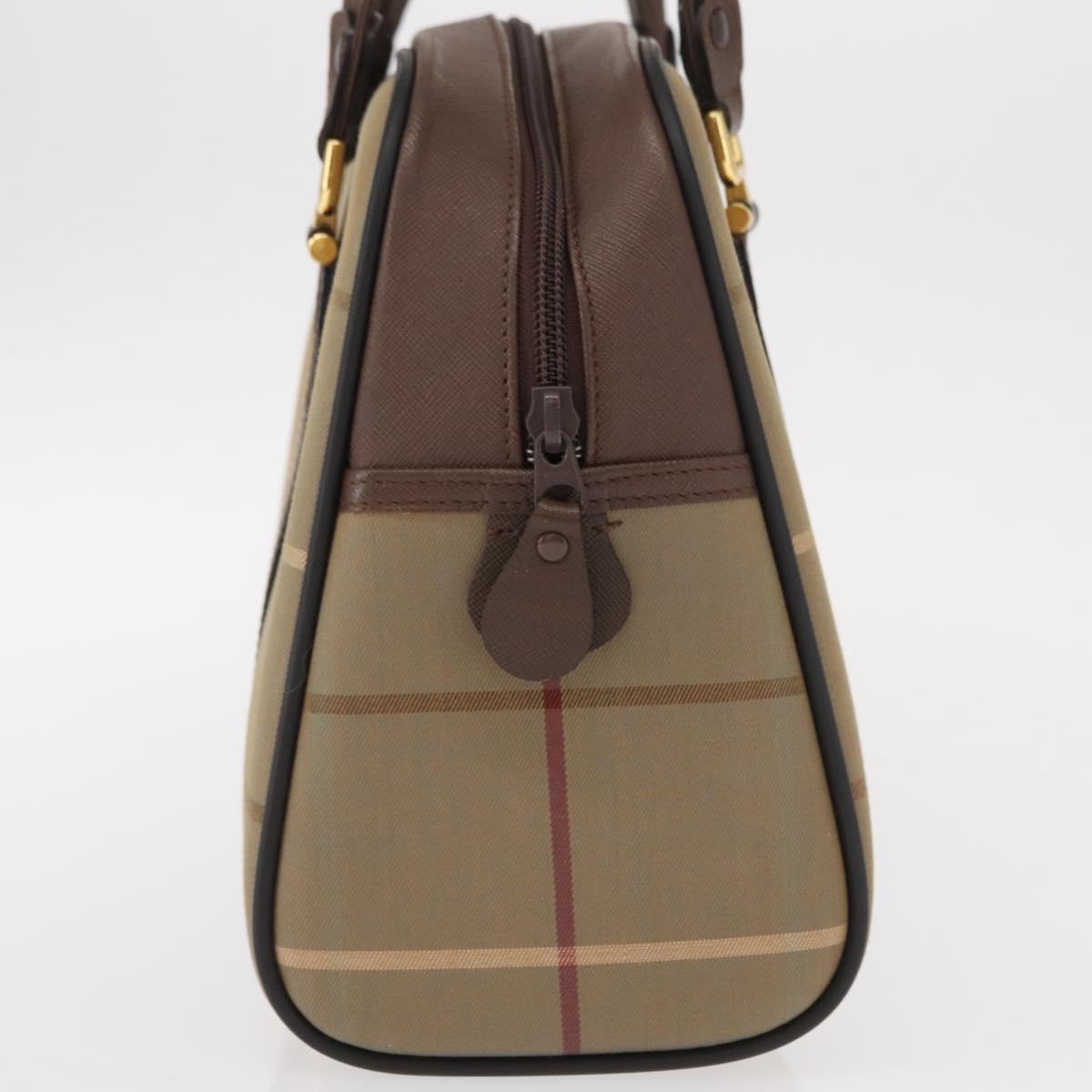 Burberry Nova check boston bag Canvas, BEIGE, CANVAS, Handbag