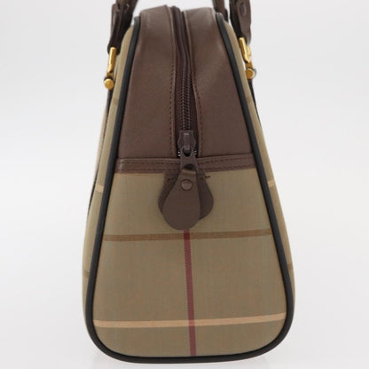 Burberry Nova check boston bag Canvas, BEIGE, CANVAS, Handbag