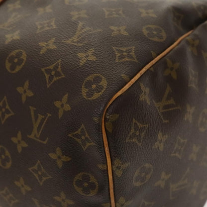 Louis Vuitton Keepall Bag Monogram Canvas, BROWN, CANVAS, Travel bag