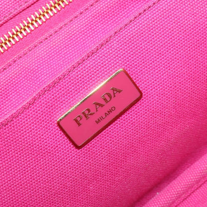 Prada Canapa Tote Canvas, Pink, Canvas, Tote Bag