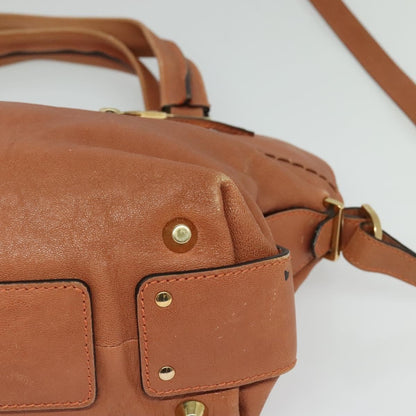 Chloe Angie Tote Leather, PINK, LEATHER, Tote bag