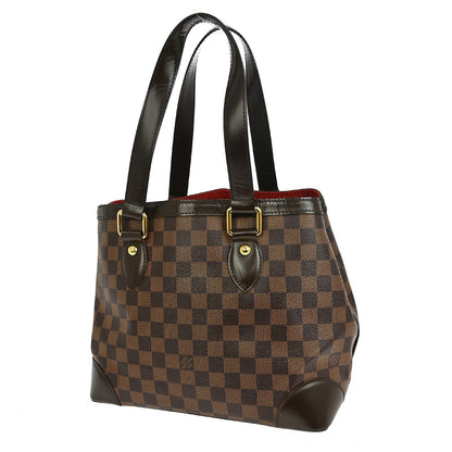 Louis Vuitton Hampstead Handbag Damier, BROWN, CANVAS, Shoulder bag