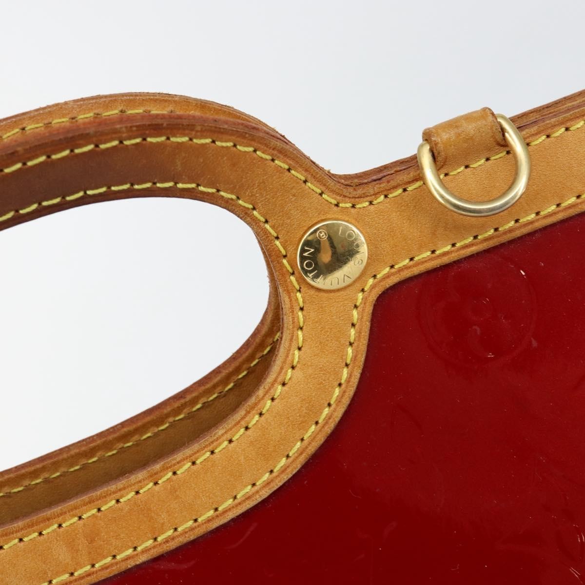 Louis Vuitton Roxbury Drive Handbag Monogram Vernis, RED, PATENT_LEATHER, Handbag