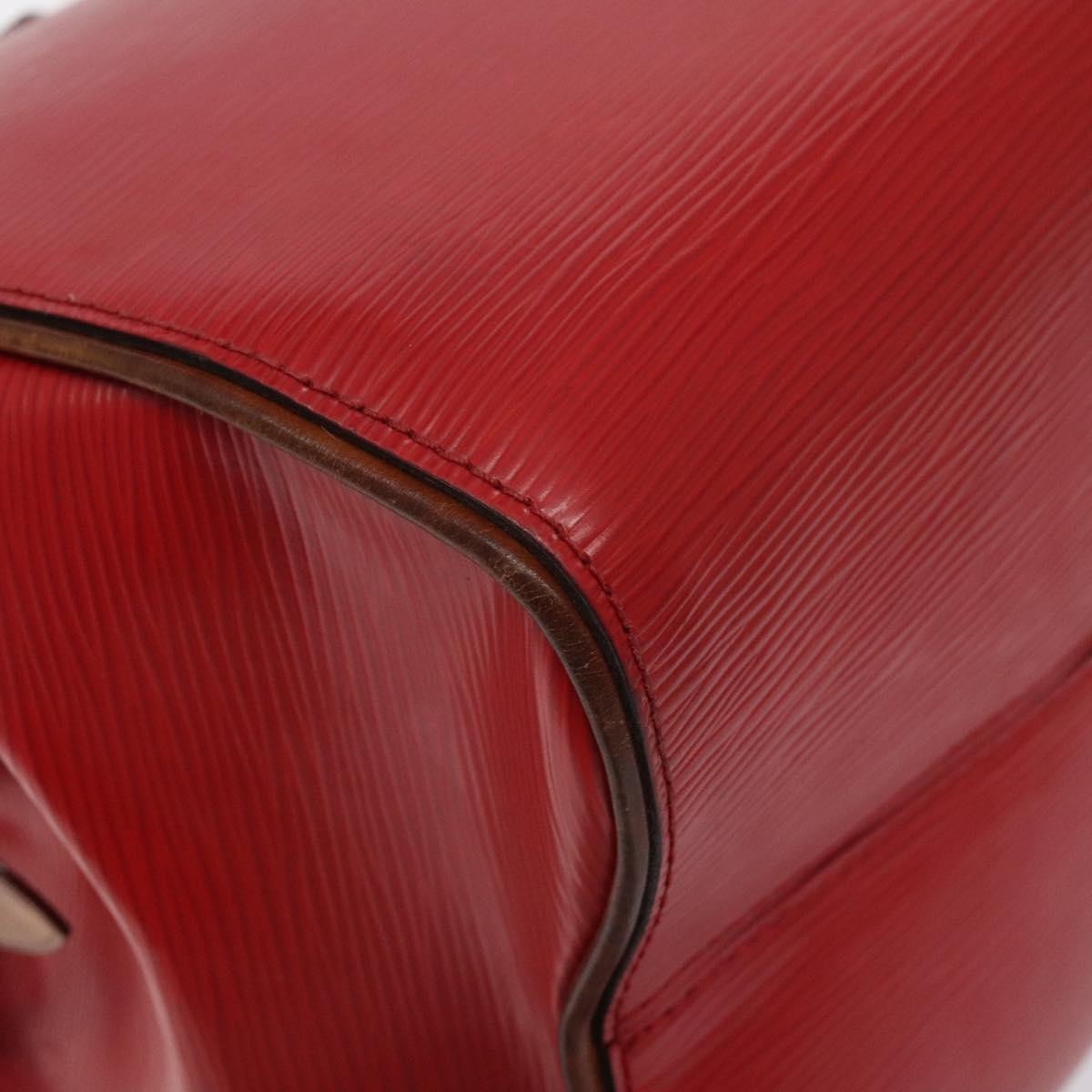 Louis Vuitton Doc Handbag Epi Leather, RED, LEATHER, Handbag