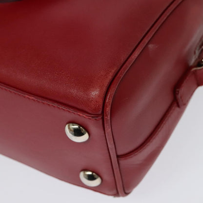 Saint Laurent Classic Baby Duffle Bag Leather, RED, LEATHER, Travel bag