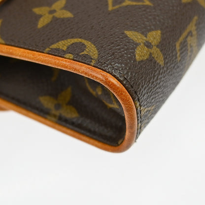 Louis Vuitton Florentine Waist Bag Monogram Canvas, Brown, Canvas, Clutch
