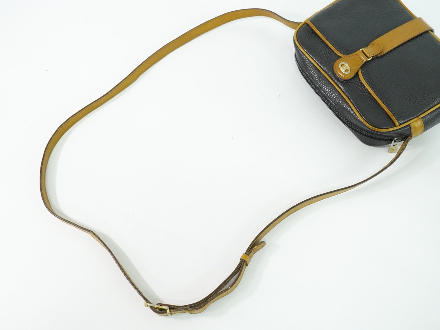 Celine Vintage Shoulder Bag Leather, BLACK, LEATHER, Shoulder bag