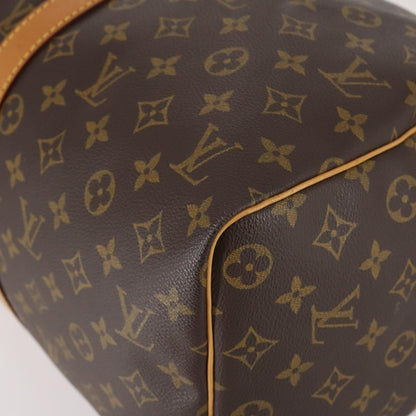 Louis Vuitton Keepall Bag Monogram Canvas, BROWN, CANVAS, Travel bag