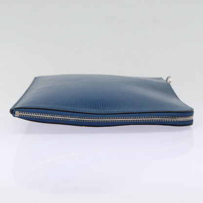 Louis Vuitton Pochette Jour Epi Leather, BLUE, LEATHER, Clutche & pouche
