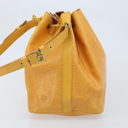 Louis Vuitton Petit Noe Handbag Epi Leather, Yellow, Leather, Shoulder Bag