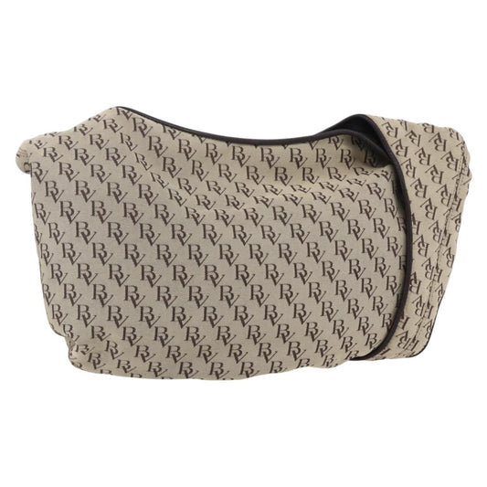 Bottega Veneta Vintage Shoulder Bag Canvas, BEIGE, CANVAS, Shoulder bag