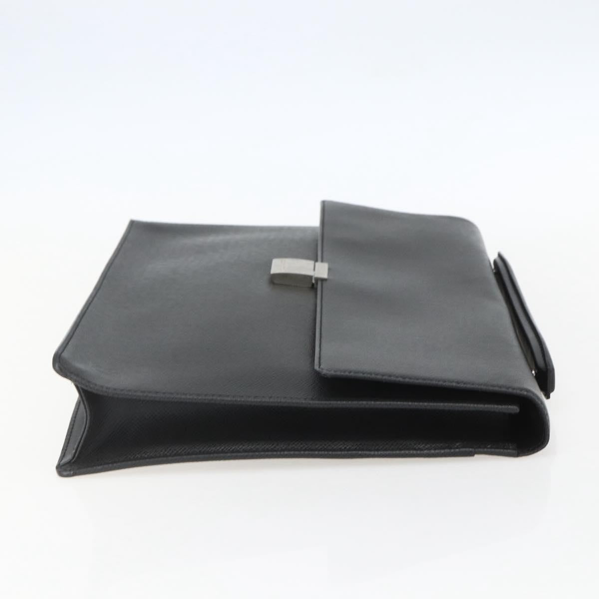 Louis Vuitton Porte-Documents Angara Briefcase Taiga Leather, GRAY, LEATHER, Briefcase