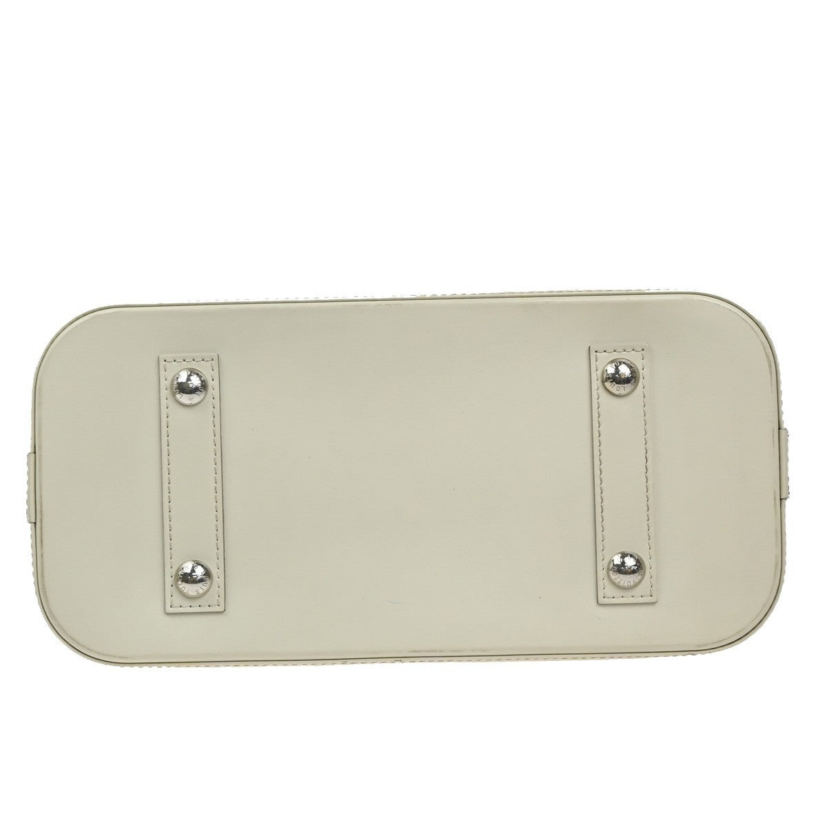 Louis Vuitton Alma Handbag Epi Leather, WHITE, LEATHER, Handbag